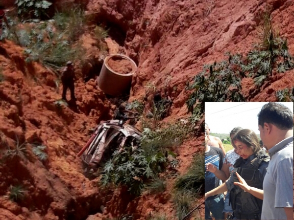 BURITICUPU - Viatura da PM capota em ribanceira e dois militares ficam feridos