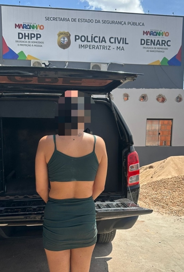 POLÍCIA PRENDE MULHER INVESTIGADA POR TRÁFICO DE DROGAS EM IMPERATRIZ