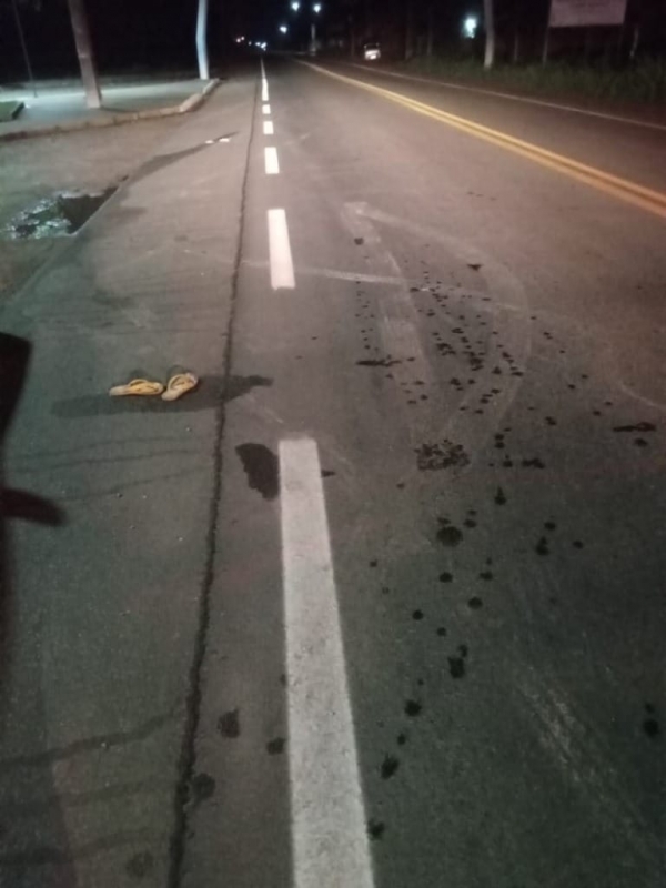 MOTORISTA FOGE SEM PRESTAR SOCORRO APÓS ATROPELAR E MATAR PEDESTRE NA BR-402 NO MA