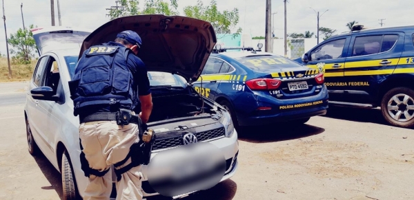 PRF recupera em Santa Inês/MA veículo tomado de assalto em Bacabal/MA