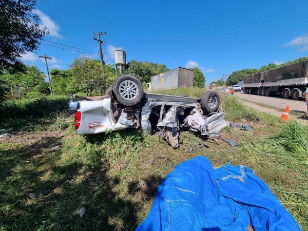 Dois óbitos e um ferido em colisão na BR-135/MA