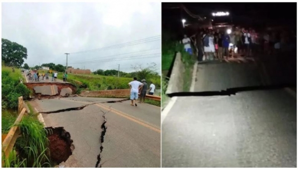 TRECHO DA BR-222 ENTRE SANTA LUZIA E SANTA INÊS CONTINUA INTERDITADO