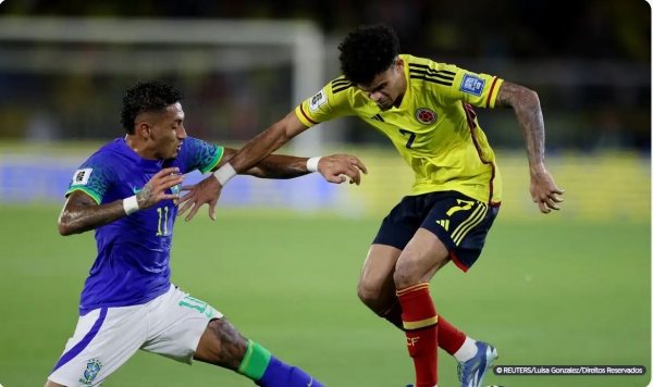 BRASIL JOGA MAL E PERDE PARA COLÔMBIA EM BARRANQUILLA