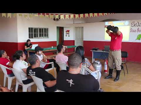 AÇAILÂNDIA NOVIDADE - Servidores que trabalham na assistência social recebem treinamento do Corpo de Bombeiros. 