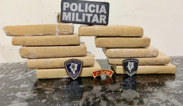 Polícia apreende 10 quilos de maconha e prende casal no Maranhão