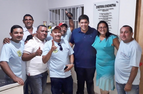 AÇAILÂNDIA – Sindicato dos mototaxistas inaugura sede própria 