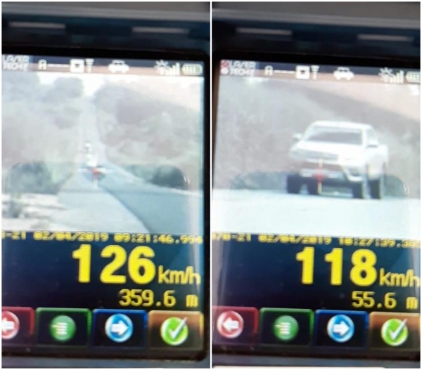 Mais de mil veículos foram flagrados com excesso de velocidade na BR 010, em 2019