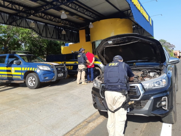 MARANHÃO - PRF PRENDE MÉDICO COM HILUX CLONADA
