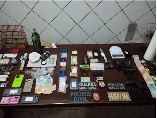 POLÍCIA CIVIL PRENDE 13 SUSPEITOS DE TRÁFICO DE DROGAS EM GRAJAÚ