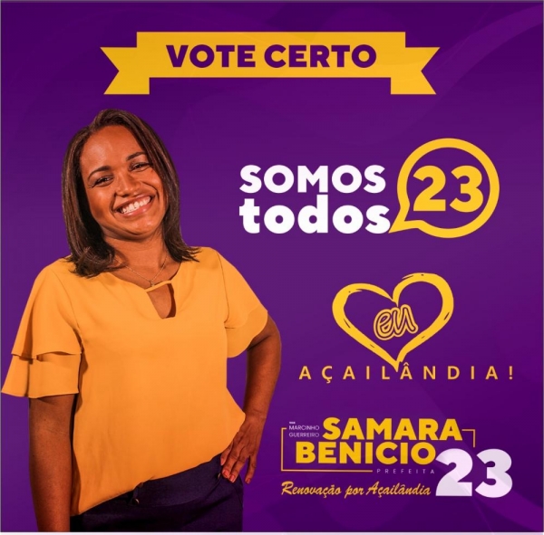 Na reta final da eleição, Samara Benício mostra fôlego com os gestos de carinho e apoio nas ruas.