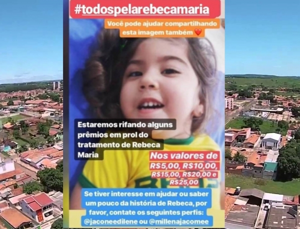 AÇAILÂNDIA  SOLIDARIEDADE: Mãe faz pedido emocionada para conseguir tratamento para filha Rebeca Maria.