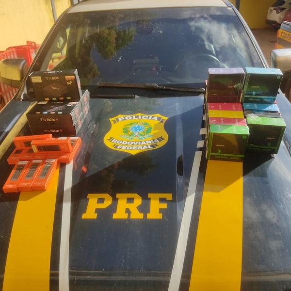 PRF apreende mercadoria contrabandeada em Balsas/MA