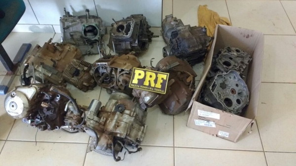 PRF-MA:  apreende motores roubados em loja de Buriticupu