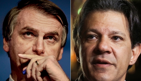 Jair Bolsonaro e Fernando Haddad disputarão o segundo turno