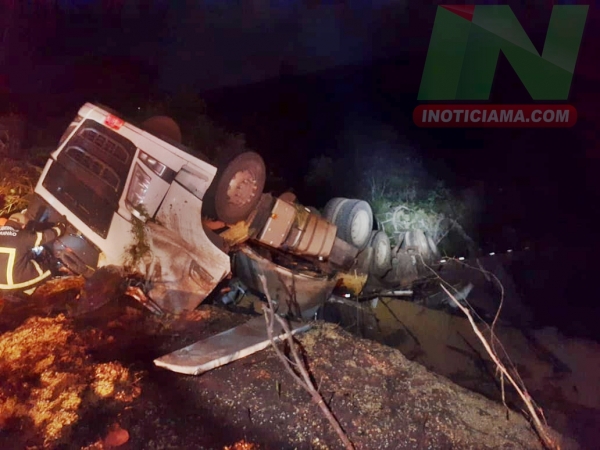  Grave acidente mata motorista de caminhão na BR-230, em Pastos Bons