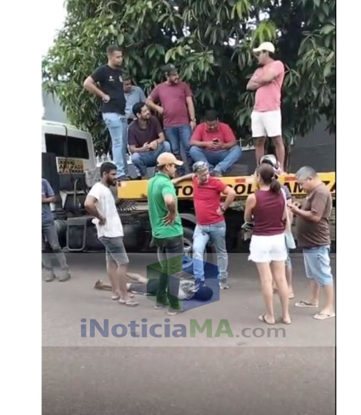 AÇAILÂNDIA – HOMEM É FLAGRADO AO TENTAR FURTAR CAMINHÃO NO CENTRO DA CIDADE