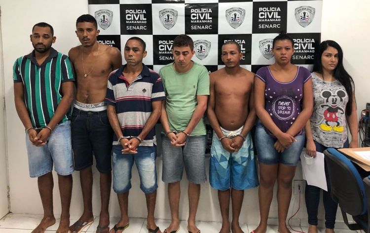 Presos sete suspeitos de integrar organização ligada ao tráfico na ilha de São Luís