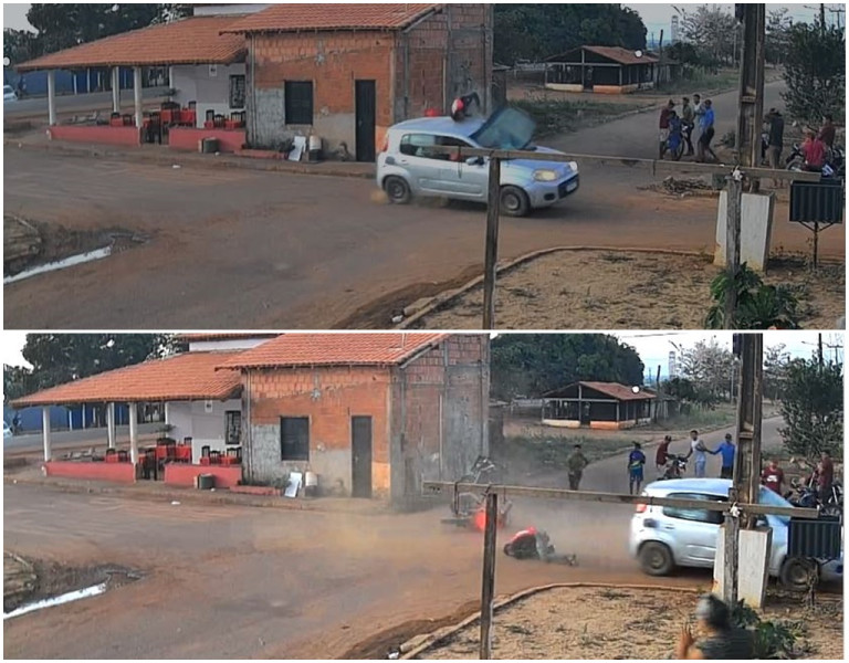 JOVEM SOFRE GRAVE ACIDENTE DE MOTO NA ZONA RURAL DE AÇAILÂNDIA