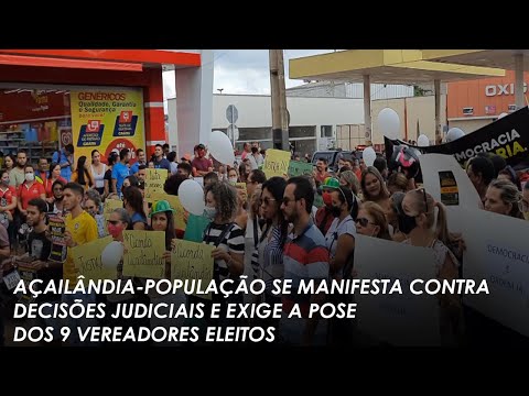 População de Açailândia sai as ruas e pede justiça contra desmandos na Câmara municipal  