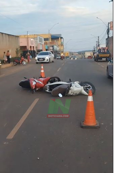 ACIDENTE GRAVE É REGISTRADO NA AVENIDA PRINCIPAL DA VILA ILDEMAR, EM AÇAILÂNDIA