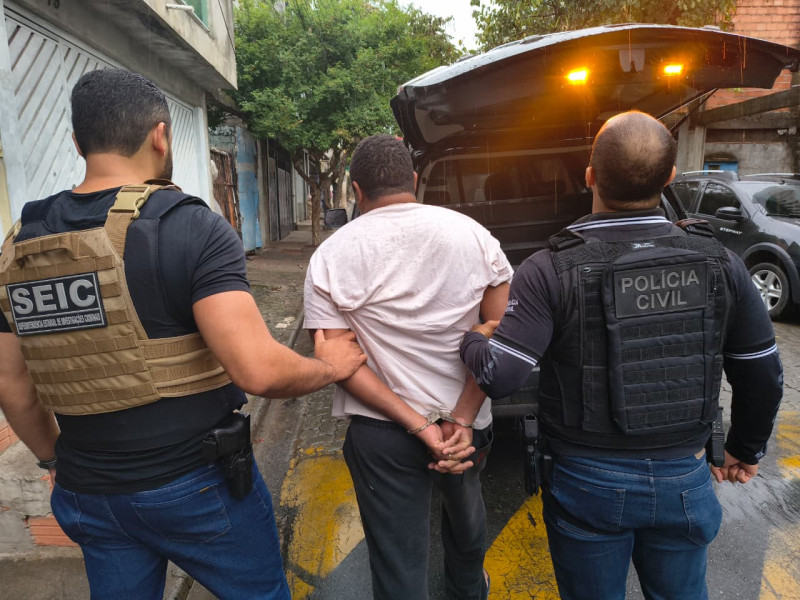 POLÍCIA CIVIL CAPTURA EM SÃO PAULO LÍDER DE ORGANIZAÇÃO CRIMINOSA FORAGIDO DESDE 2022