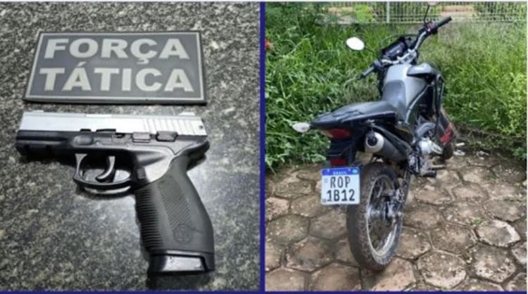 AÇAILÂNDIA – POLÍCIA MILITAR RECUPERA MOTO E CELULAR DE VÍTIMA APÓS ASSALTO 