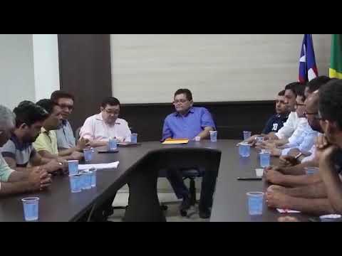 AÇAILÂNDIA – Prefeito Aluísio Silva se reuni com vereadores e representantes da CAEMA 