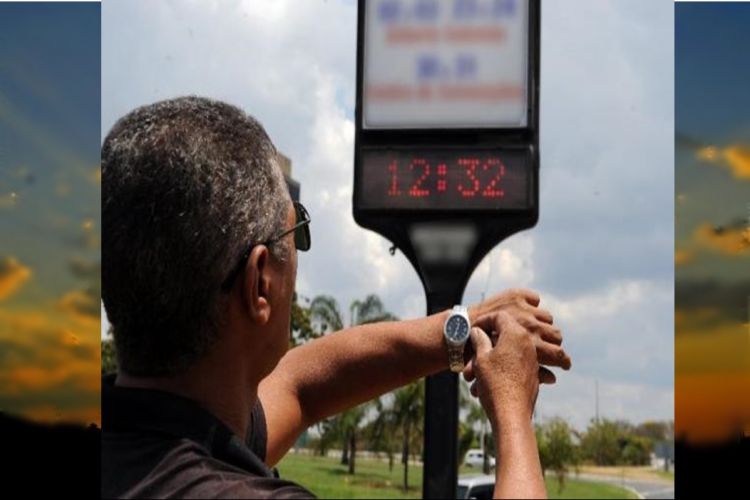 Horário de verão começa domingo